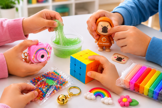 Ultimate 6-Piece Children's Sensory & Fidget Toy Gift Set – Creative Arts, Crafts, and Puzzle Variety Bundle for Kids