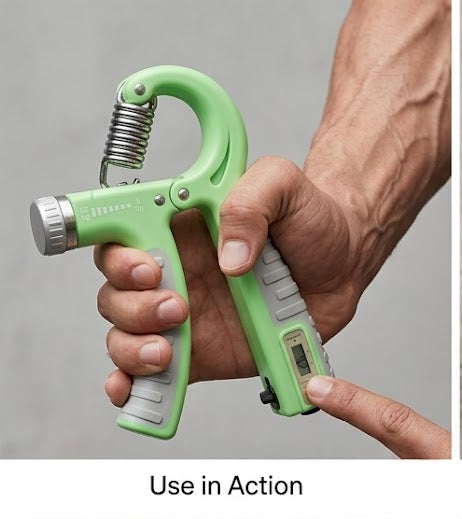ProGrip™ Adjustable Hand Gripper | Grip Strength & Forearm Trainer (11-132 lbs / 5-60 kg)