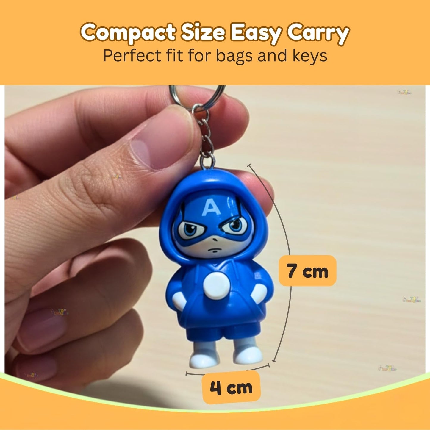 The Magic Expression Face-Changing Toy Keychain (pack of 3)