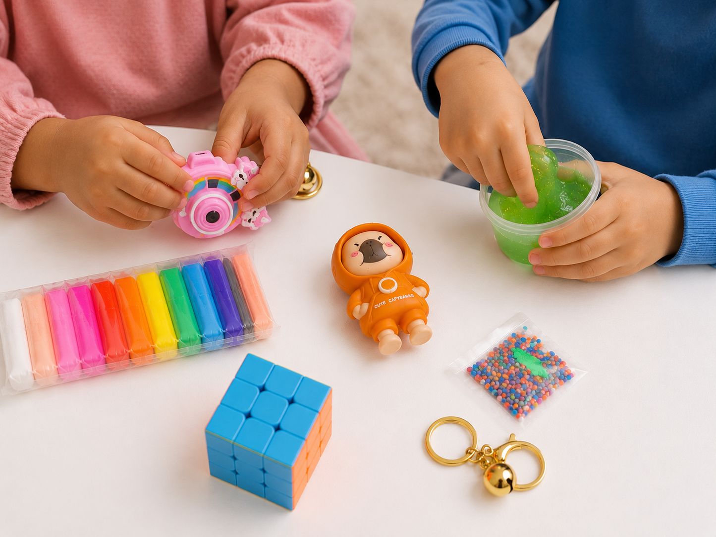 Ultimate 6-Piece Children's Sensory & Fidget Toy Gift Set – Creative Arts, Crafts, and Puzzle Variety Bundle for Kids