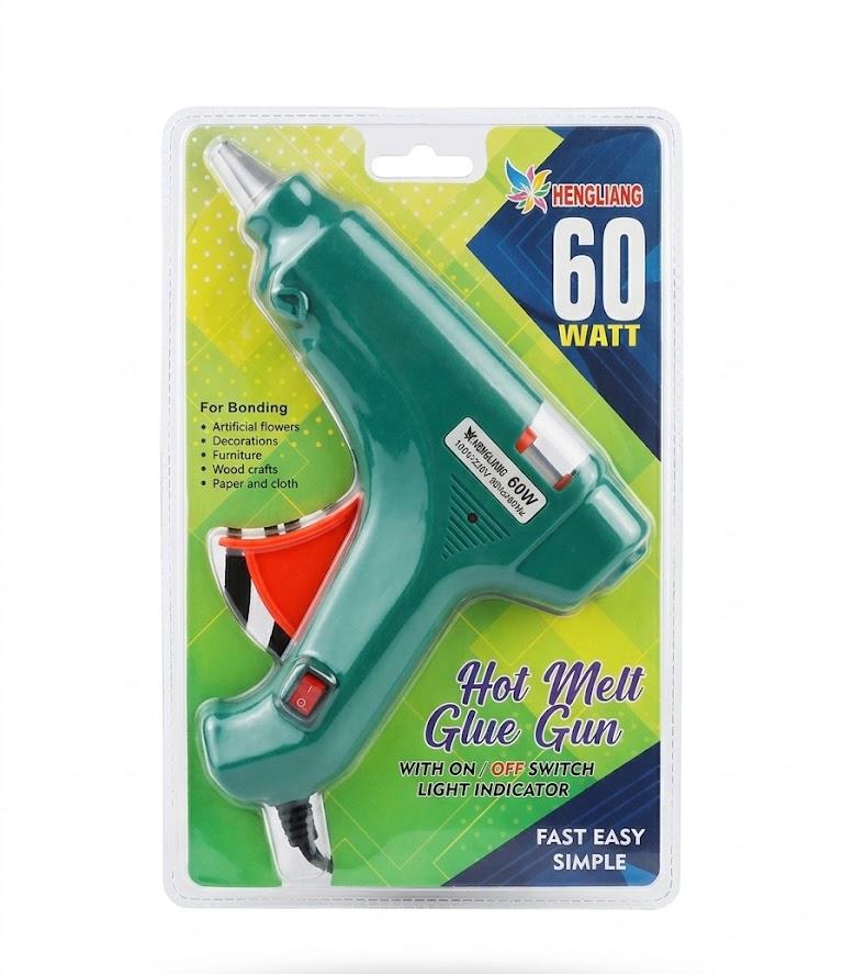 Multi-Purpose Anti-Drip Hot Glue Gun 60W with Switch